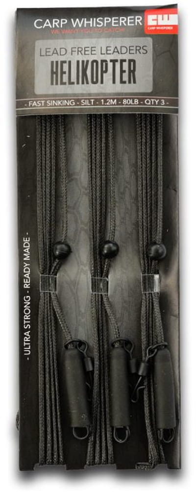 Carp Whisperer - Helikopter Leaders - 3 stuks - Silt