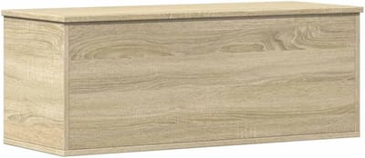 DD® Dekenkist - Opbergbank - Bewerkt Hout - 90x35x35cm - Natuurlijk