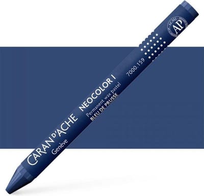 Caran d´Ache Neocolor I Permanente Waskrijt |Pruisisch Blauw (159)