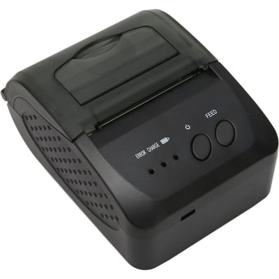 Imprimante Thermique 58mm BT4.0 90mms 203DPI Interface USB Imprimante d'Étiquettes d'Expédition à Lame Dentée pour black