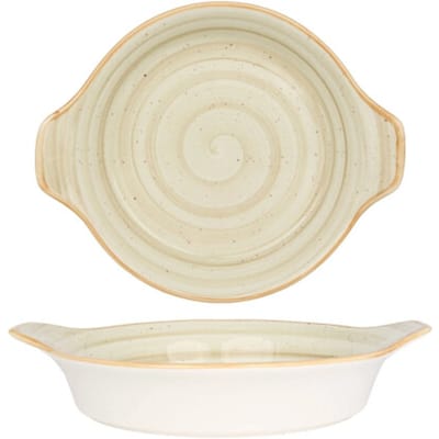 Bonna Serveerschaal - Aura Terrain - Porselein - 20 cm - set van 2