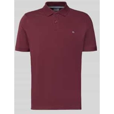 regular fit poloshirt met stitching