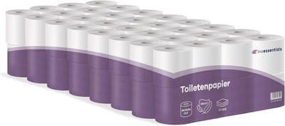 Toiletpapier - Zacht papier - Dagelijks gebruik - 3-laags comfort - 64 rollen - Paars