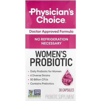 Physician's Choice, Probiotique pour femmes, 50 milliards d'UFC, 30 capsules