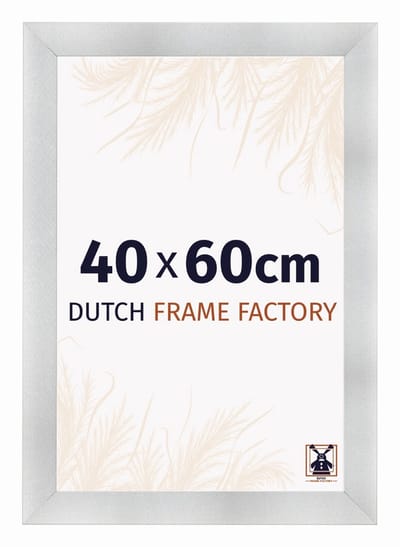 Fotolijst 40x60 cm - MDF - Aluminium Geborsteld - Praag