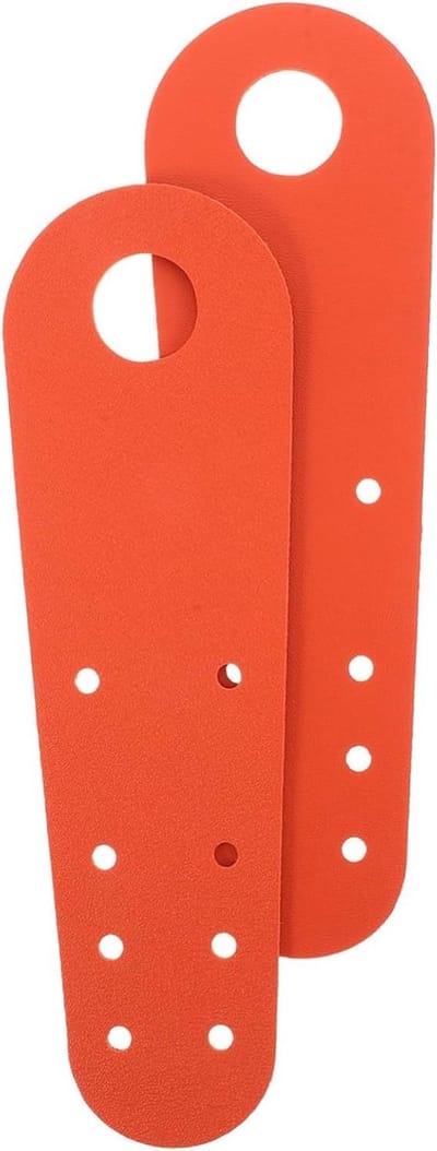 Rolschaats Teenbeschermers - Schoenbeschermers Skates - Slijtage Voorkomen - Verstevigde Kapconstructie - 18x5.5cm - Oranje