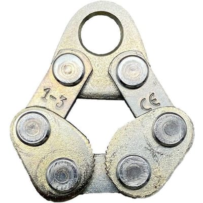 Berger & Schröter 12009 Universele vorsklem 200 kg, 1-3 mm (l x b) 65 mm x 45 mm