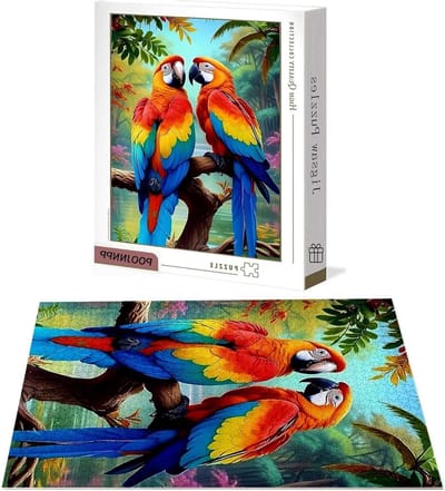 Houten Puzzel - Legpuzzel Volwassenen - Ontspanning Thuis - Genummerde Rugzijde - 4000 stukjes - Multicolor