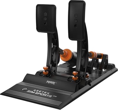 Asetek SimSports Forte™ Sim Racing Pedalen Rem en Gas