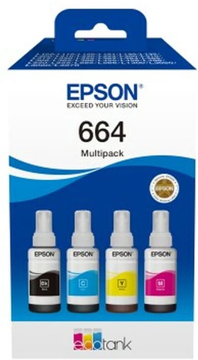 Originele inkt cartridge Epson C13T66464A Zwart/Cyaan/Magenta/Geel