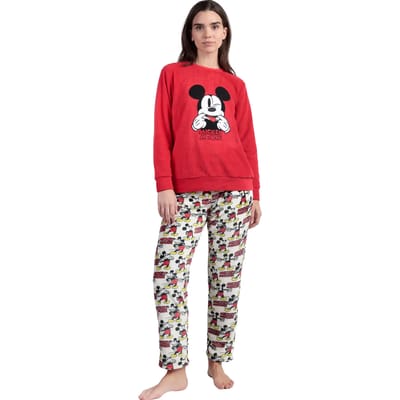 Pyjama-sets Admas Pyjama broek top lange mouwen Best Mickey Disney