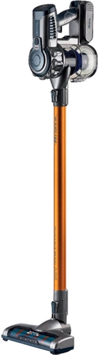 Ariete 2723 - draadloze steelstofzuiger - met 3 borstels - kruimeldief - 35 min accuduur - oranje