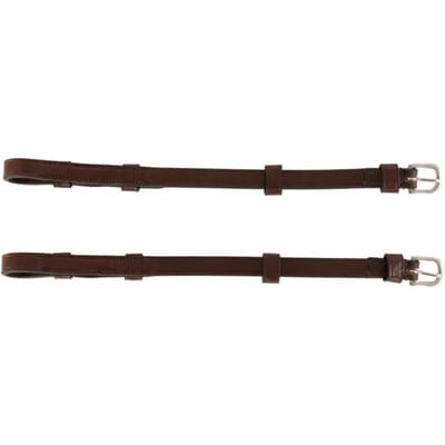Paar blindflens staanders + ronde gesp BR Equitation