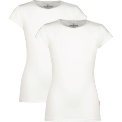 Vingino T-shirt (2-pack) Real White Taglia: XS | T-shirt Outlet | kids | Bianco