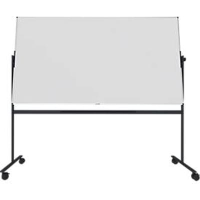 Verrijdbaar en draaibaar whiteboard UNITE Legamaster - aan 2 zijden te gebruiken - geëmailleerd - B 2200 x H 1200 mm - grijs onderstel