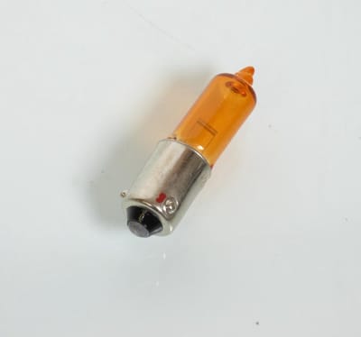 10 Ampoule BAY9s mini long 12V 21W lampe de clignotant orange pour moto scooter
