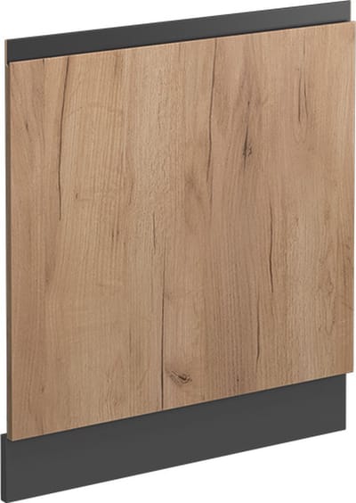 Vicco R-Line Frontpaneel – 59.6 cm J-vorm, zonder werkblad Krachtige eik goud