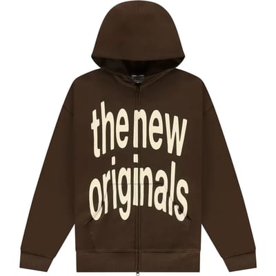 Zipper hoodie met groot logo The New Originals