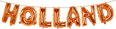 Boland - Folieballonslinger 'H O L L A N D' - Multi - Folieballon