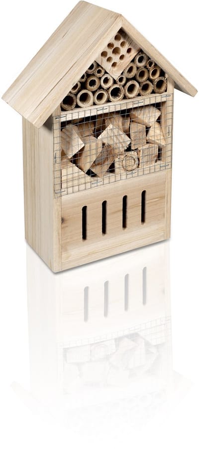 St. Helens Home & Garden - Houten Insectenhuis – FSC-hout – Muur- of Staand – 255×180×85 mm - Insectenhotel