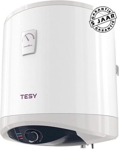 Boiler Anti-kalk met efficiente isolatie en extreem lage warmteverliezen, Modeco 50 liter Energiezuinig