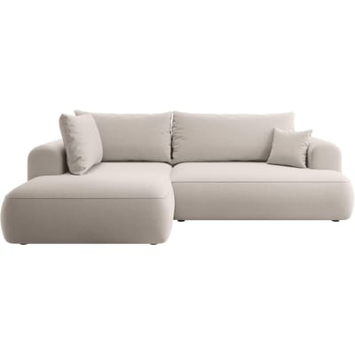 Hoekbank Philipa Big links velvet met slaapfunctie | Selsey Design