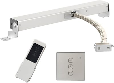 Automatische raamopener - Elektrische opener - Kas ventilatie - Dubbele ketting - 24V - Zilver