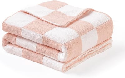 Zachte Warme Chenille Babydeken 75 x 100 cm - Ideaal Kraamcadeau voor Jongens en Meisjes