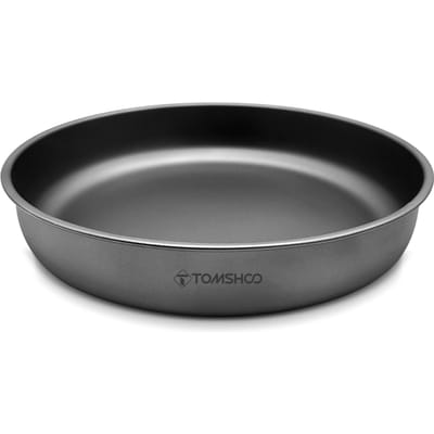 TOMSHOO 1000ML/1500ML léger titane poêle dîner assiette de fruits poêle récipient alimentaire pour 1500ml