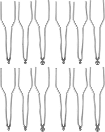 Draadpunten Set - Houtbrand Accessoires - Houtbewerking Decoratie - Constante Warmteafgifte - 12 Stuks - Grijs