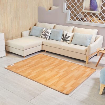 Elektrische Verwarming Mat - Verwarmde Vloer - Warmte Creëren - Snelle Verwarming - 150x200cm - Bruin
