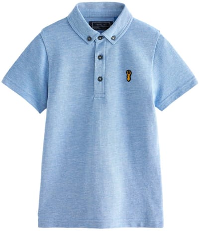 Next - Jongens - Poloshirt met korte mouwen - Blauw
