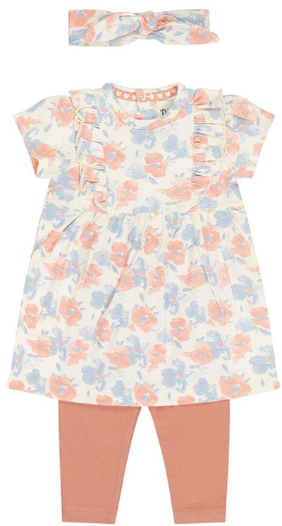 Dirkje Meisjes Kledingset - Off-white maat 104