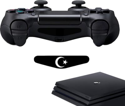 Gadgetpoint - Controller Stickers voor PS4, PlayStation 4 - Performance Gaming Skin - Bescherming Accessoires - Turkije