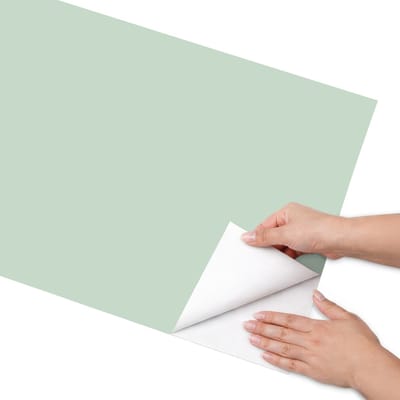 Coloray Meubel Wrap Folie - Groente Meubelfolie - 50x100 cm - Decoratiefolie Zelfklevend Mintgroen - Meubelfolie Zelfklevend - Minimalist Meubelfolie - Wrapfolie Keuken - Wanddecoratie - Achtergronden en patronen