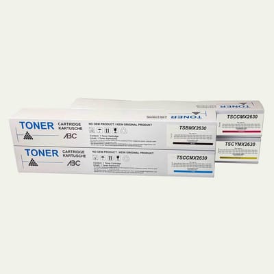 ABC huismerk set van 4 tonercartridges geschikt voor Sharp MX-61GT MX-2630N MX-2651 MX-3050 MX-3051 MX-3060 MX-3061 MX-3070 MX-3071 MX-3550 MX-3551