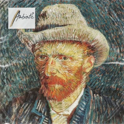 Ambiente Tafel diner servetten - Vincent van Gogh - 20x stuks - 33 x 33 cm - schilderijen - kunst