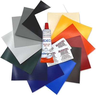 Reparatieset voor vrachtwagen- en aanhangerzeilen 50x50cm