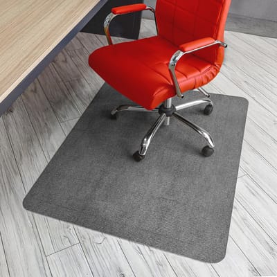 Vloerbeschermingsmat 100 x 120 cm - Krasbescherming, Antislip, Bureauonderlegger, Bureaustoelonderlegger