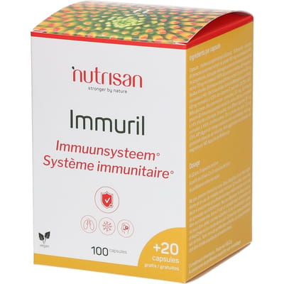 Nutrisan Immuril 100 + 20 Capsules GRATIS 100+20