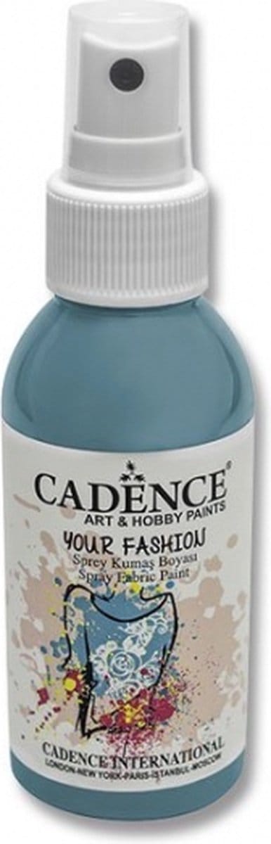 Cadence Fashion Spray Fabric Paint 100 ml Turquoise