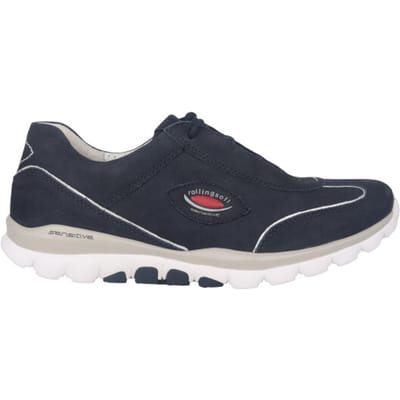 Gabor rollingsoft sensitive 86.968.46 - dames rollende wandelsneaker - Blauw - maat 37 (EU) 4 (UK)