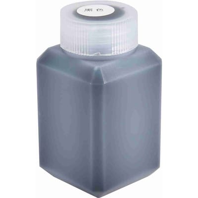 60ml Huile de Bordure Cuir Bouteille en Plastique DIY Artisanat Manuel Outil de Scellage de Bord de Cuir(Noir)