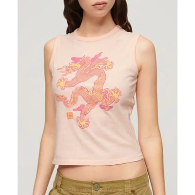 Superdry - Superdry x Komodo Vintage hemdtopje - Dames - Vesten