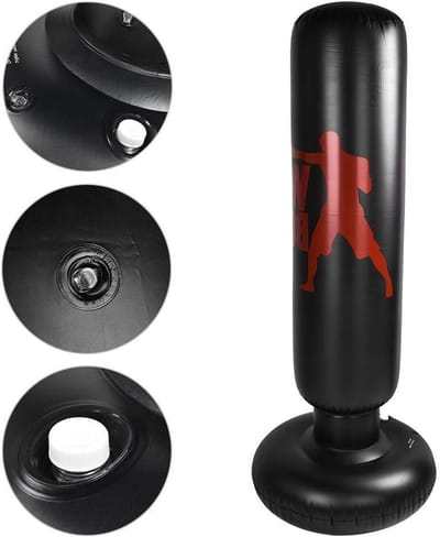 Opblaasbare Bokszak voor Training en Fitness - Vrijstaande Punching Bag voor Effectieve Workout en Krachttraining