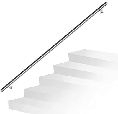 Roestvrij Stalen Trapleuning 140 cm | Binnen & Buiten | Duralabel | Makkelijk Te Installeren