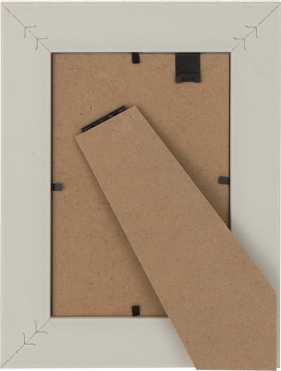 J-Line fotolijst Gewoven - hout - donkerbeige - 4 stuks