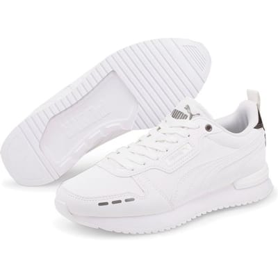 PUMA - maat 38.5- R78 Metallics Dames Sneakers - Wit