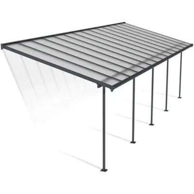 Palram | Canopia - Terrasoverkapping Sierra - Donkergrijs - 3x8,6m