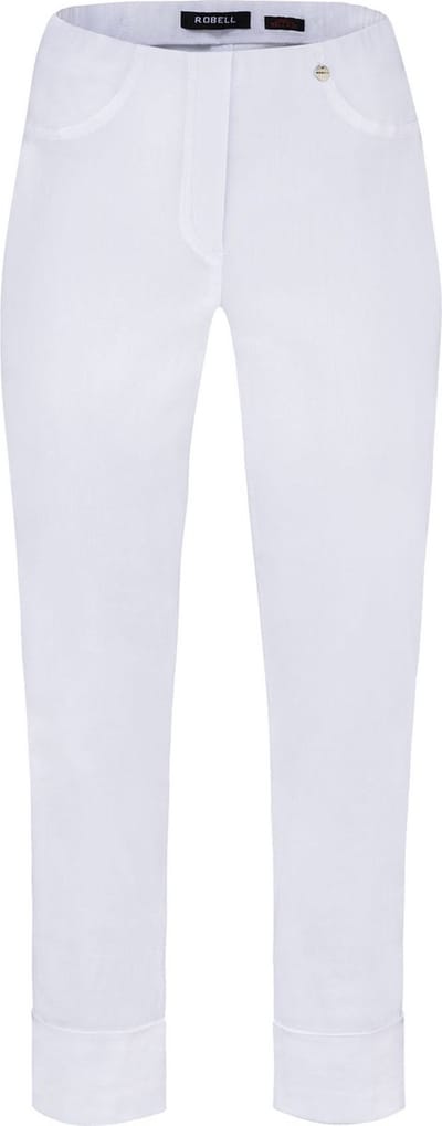 Robell Model Bella 09 - 7/8 Comfort Stretch - Wit - EU38